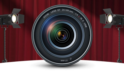 camera lens and lighting equipment for photography