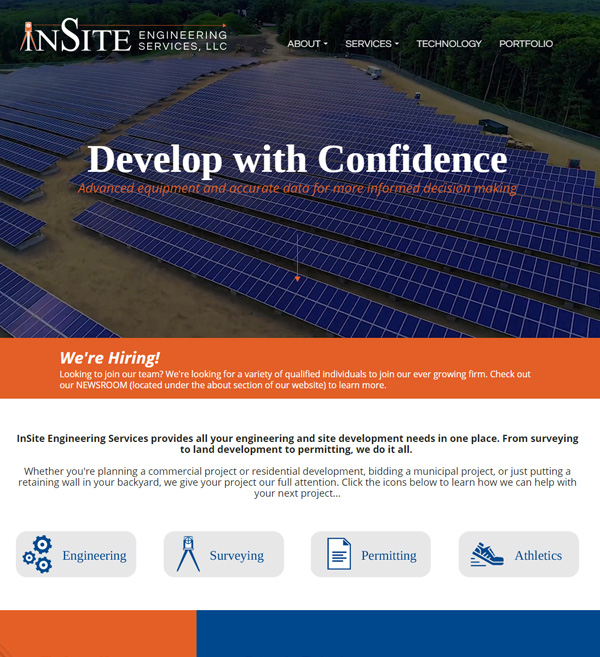 Website Design for Insite Engineering