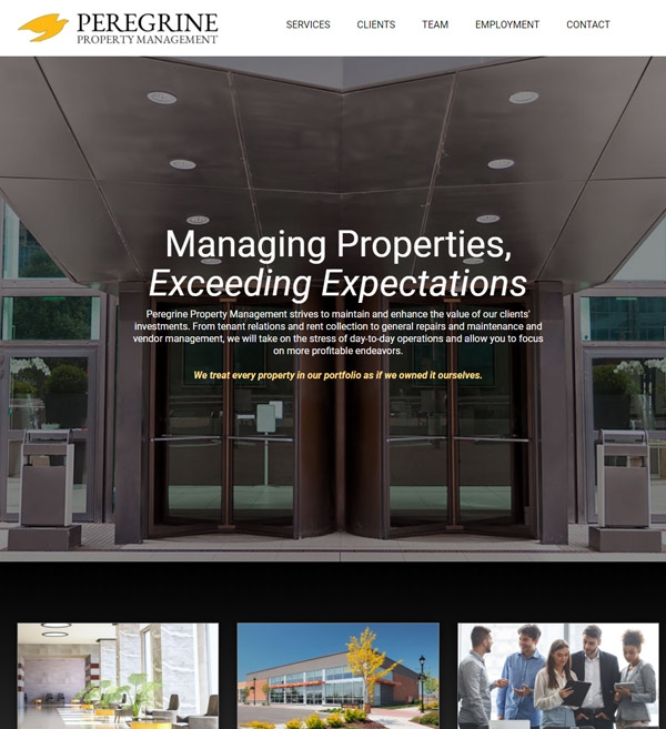 Website Design Peregrine Property Management