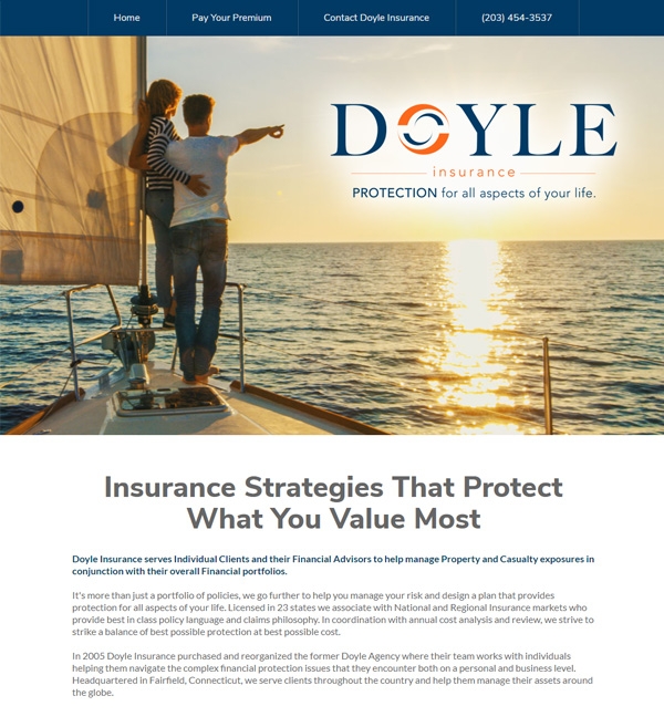 Website Design Doyle Insurance
