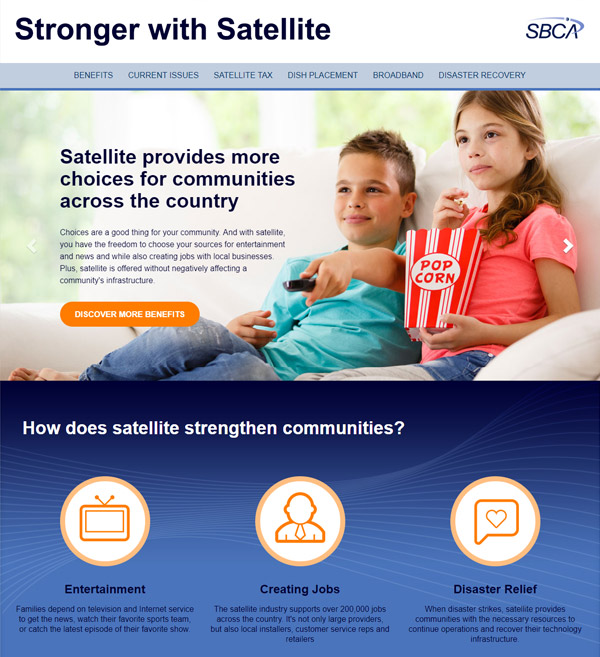 Website Design Stronger With Satellite