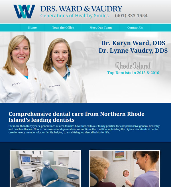 Website Design Ward & Vaudry